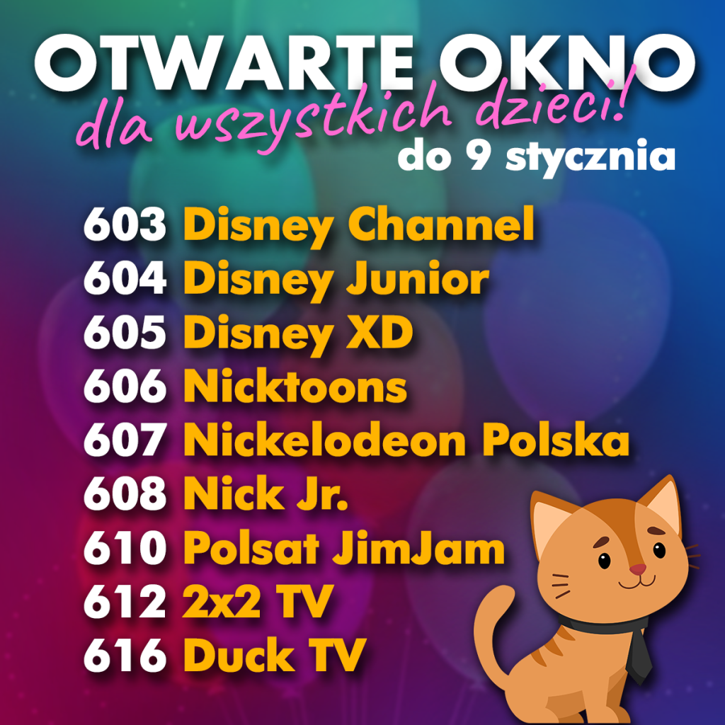 otwarte okno dla dzieci
